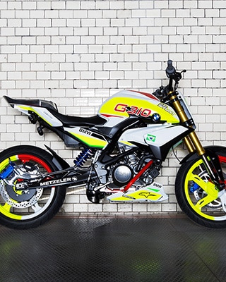 The BMW Concept Stunt G 310.