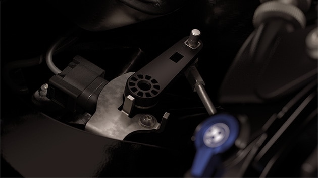 The steering angle sensor of the M 1000 RR