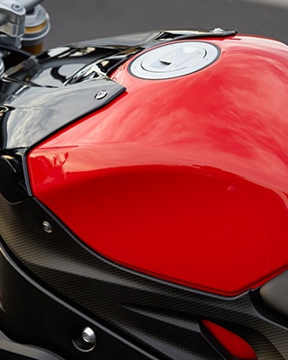 S 1000 R light aluminium tank