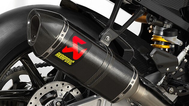 HP4 Race Akrapovič solid titanium exhaust system