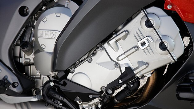 K 1600 GT multi-coloured six-cylinder in-line engine
